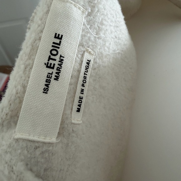 Étoile Isabel Marant Beige MILLYNY SWEATSHIRT with Black Logo - Picture 11 of 13